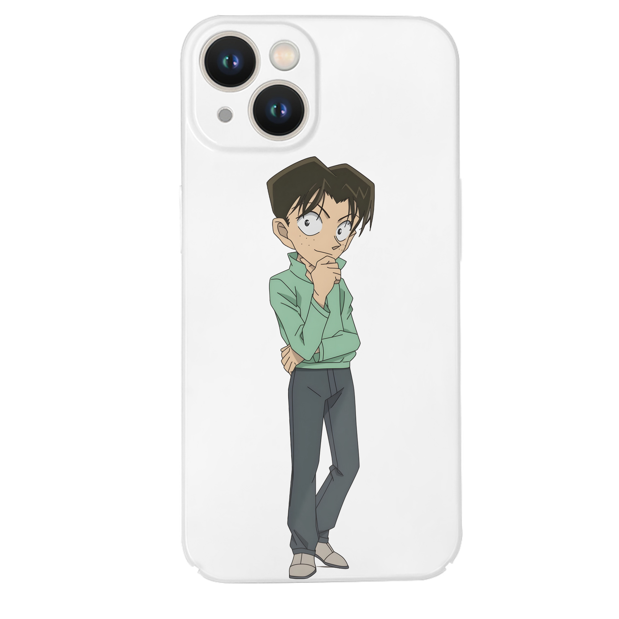 （画像用） 名探偵コナン 円谷 光彦 つぶらや みつひこ Detective Conan Mitch Tennyson 【iPhone 14シリーズ対応】ハードケース